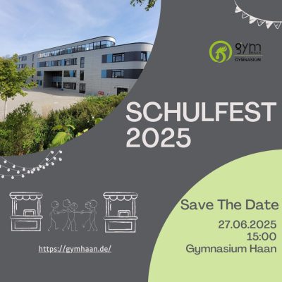 Save the Date - Schulfest